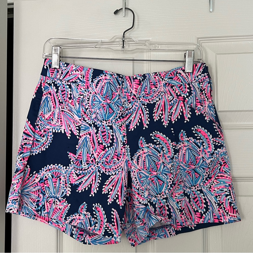 Lilly Pulitzer Arabeth Side Zip Navy Short
